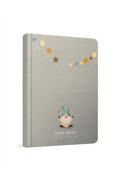 Gıpta Lucky Notes Thread Stitched Hard Cover A5-120 Leaf Lined Notebook