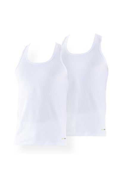 Blackspade Blakspade Men's White Sports Undershirt 2 Pack 9676
