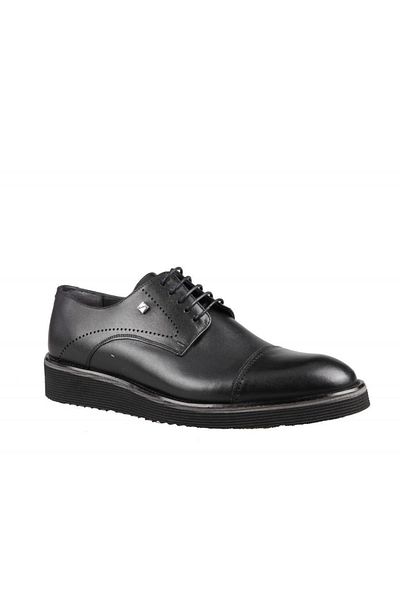 Fosco Ανδρικά παπούτσια casual 2928 από γνήσιο δέρμα μαύρο