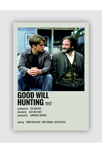 fırsatlar diyarı Good Will Hunting Film Info Card Bilgi Kartı Duvar Posteri