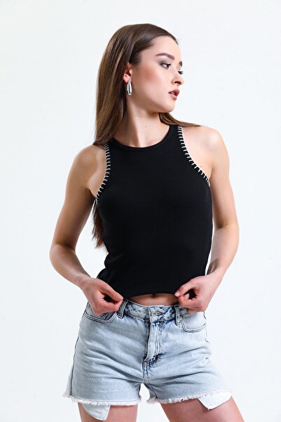 ladyzey Жіночий чорний кашкорс спеціального дизайну