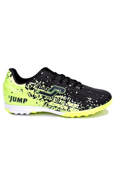 Jump 28374 Ανδρικά παπούτσια ποδοσφαίρου Black Green Astroturf