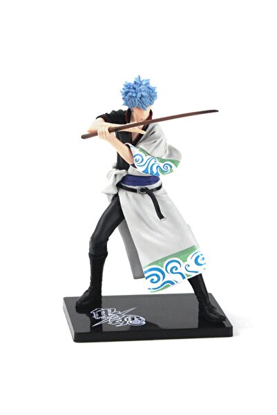 Genel Markalar Anime Gintama Sakata Gintoki Figür 18 Cm Silver Soul