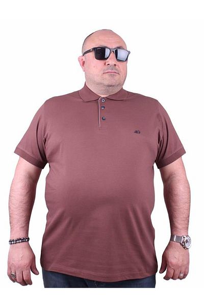 Starbattal Μπλουζάκι Polo Classic Lycra Plus Size 11500 Tan