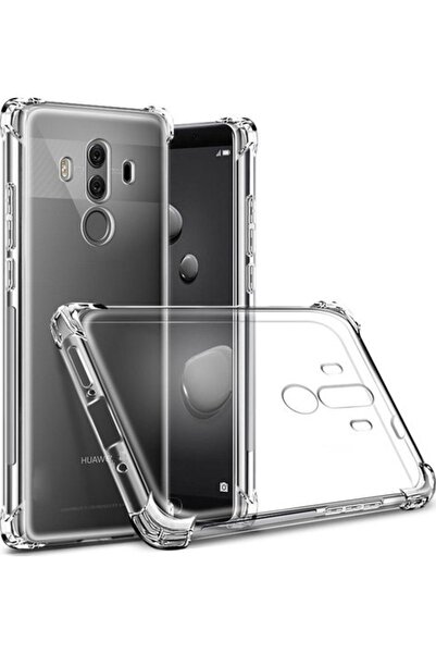 Case 4U Huawei Mate 10 Pro Kılıf Darbe Emici Köşe Korumalı Anti Shock Şeffaf ...