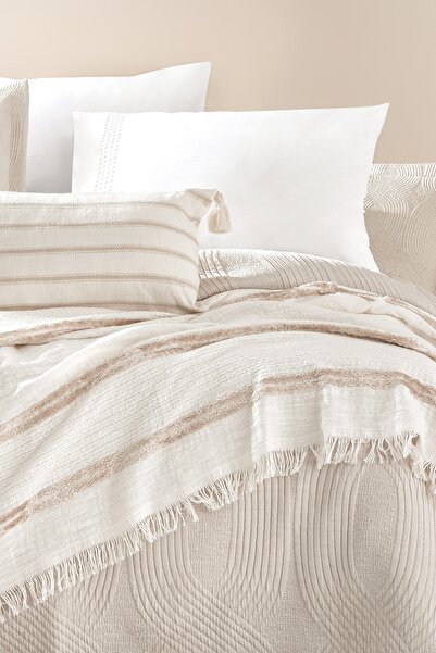 Yataş Nola Beige Double Infinity Dowry Set