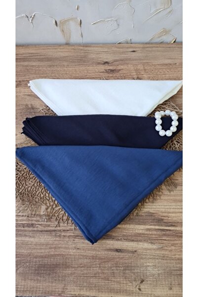 Nilbutik Hijab Femei Bumbac Cazz Esarfa Model-Set de 3