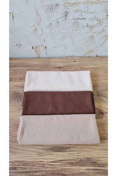 Nilbutik Hijab Γυναικείο βαμβακερό κασκόλ Cazz Model-3 Σετ