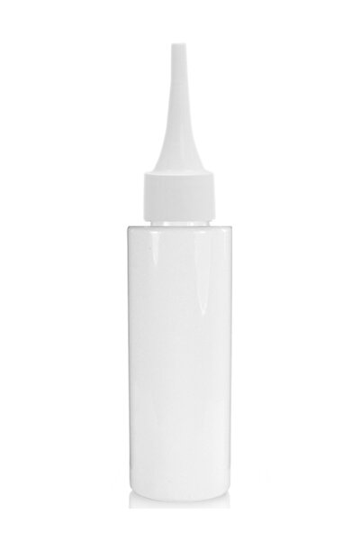 Güvenç Ambalaj 100 Adet - 250ml Plastik Beyaz Küt Boyunlu Şişe, Boş Beyaz Siv...