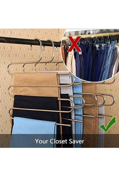 Hanedan Stainless 5-Layer Trouser Hanger 5-Layer