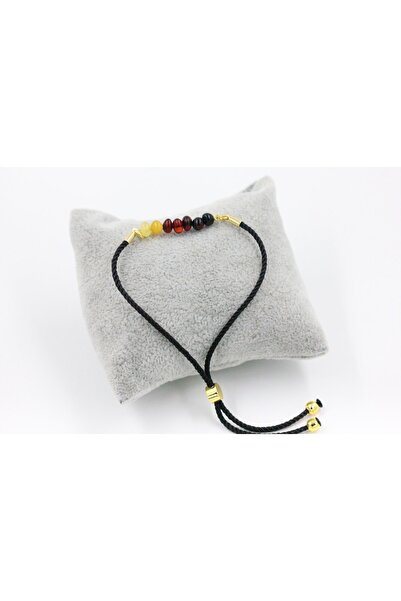 MYTAKIAĞACIMFH قطرة العنبر الأحمر / اللون الأصفر سوار الحجر الطبيعي قابل للتع...