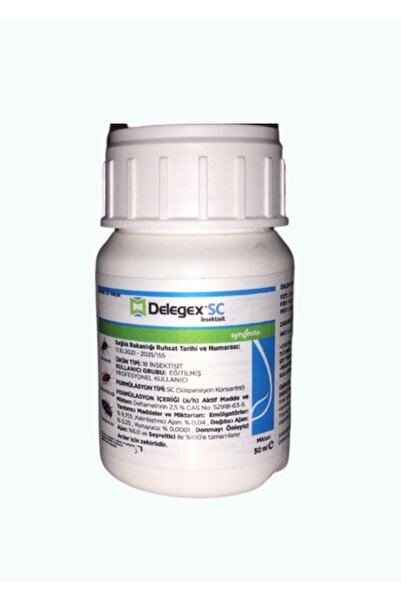 DELEGEX Sc 50ml / Karasinek Hamamböceği Tahtakurusu Ilacı