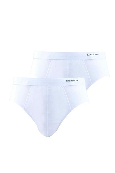 Blackspade Ανδρικό λευκό σλιπ εσώρουχο 2 πακέτο Loose Fit 9625