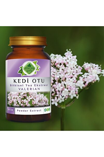 Gökçek Şifa Kedi Otu Toz Ekstresi 80 Gr. Cam Kavanoz