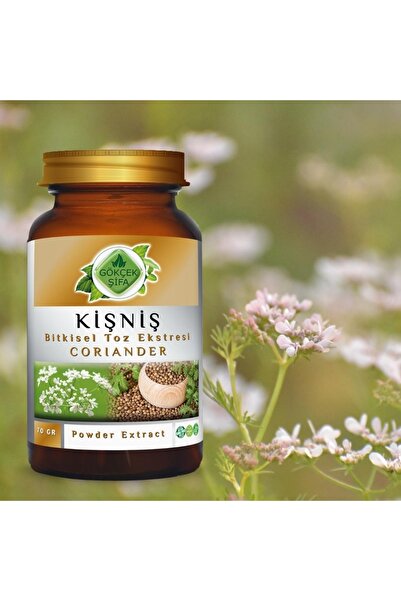 Gökçek Şifa Kişniş Toz Ekstresi 70 Gr Cam Kavanoz