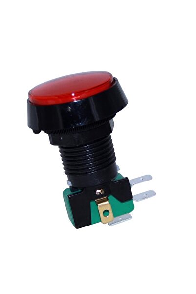 Arduino Arcade Button 24mm 12v Yellow 43mm with LED