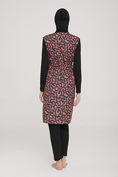 ROZAMAY Γυναικείο μακρυμάνικο Jaana μαύρο μουσουλμανικό μαγιό 9c0t4n9