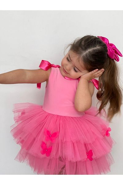 Tinypeople Girl's Butterfly Bow Tutu Evening Dress