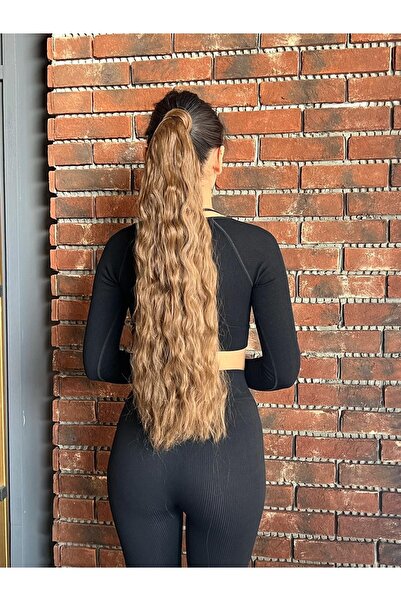 Suzan Peruk Isb01 Model Auburn - Tie-Up and Fluffy Wavy Ponytail