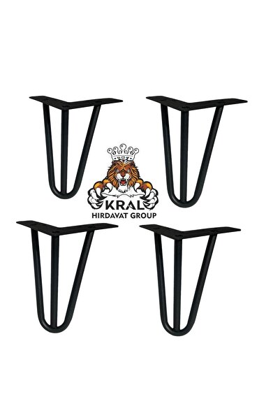 KRAL HIRDAVAT Picior de mobilier Mil Metal negru mat 18 cm picior multifuncți...