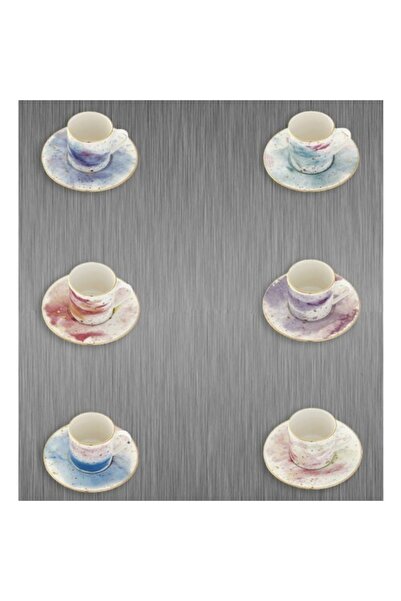 Porland Cosmos 12 Parça 6 Kişilik Kahve Fincan Takımı