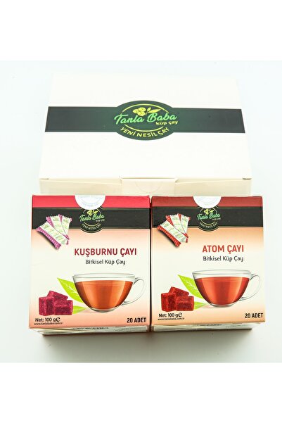 TanlaBaba Sargılı Kuşburnu Çayı 100gr Sargılı Atom Çayı 100gr 2'li Paket Atom...