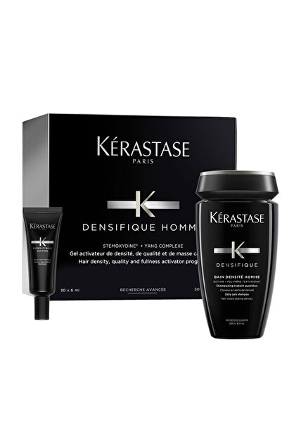 Kerastase Densifique Homme Saç Yoğunlaştırıcı Jel 30x6ml Homme Şampuan 250ml Set