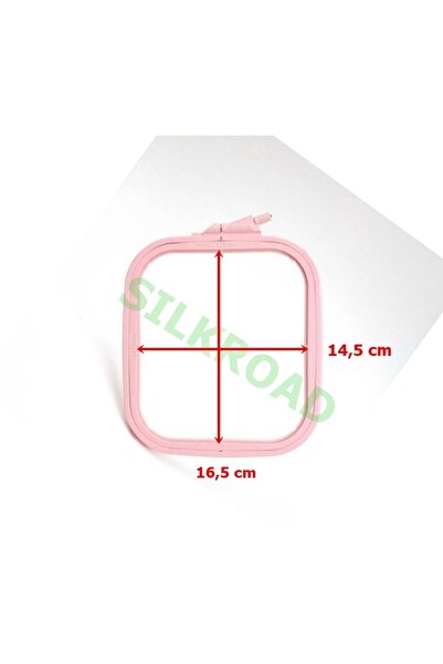 Nurge Br. 2 Ružičasta plastična kvadratna remenica - (14,5 cm x 16,5 cm)