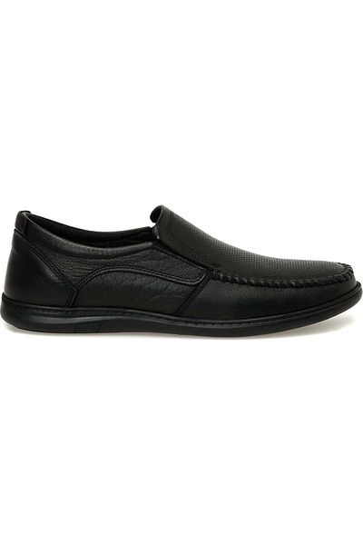 Polaris 5 Point Anatomical 0809 Genuine Leather Men's Shoes - Black - 42