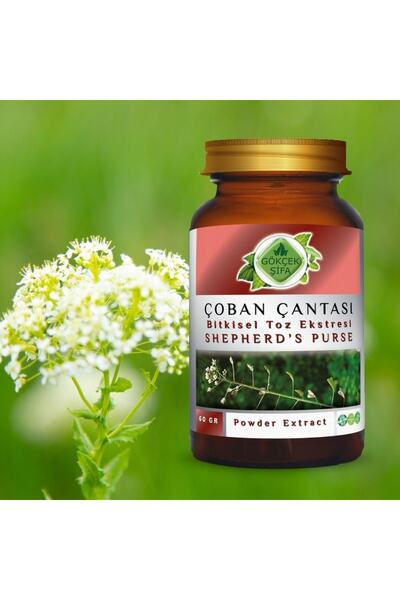 Gökçek Şifa Çoban Çantası Toz Ekstresi 60 Gr. Cam Kavanoz