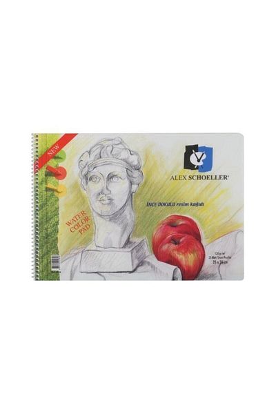 Alex Schoeller Plastic Tear-Free Cover Picture Notebook 25x35 Cm 120 Gr 25 Yp