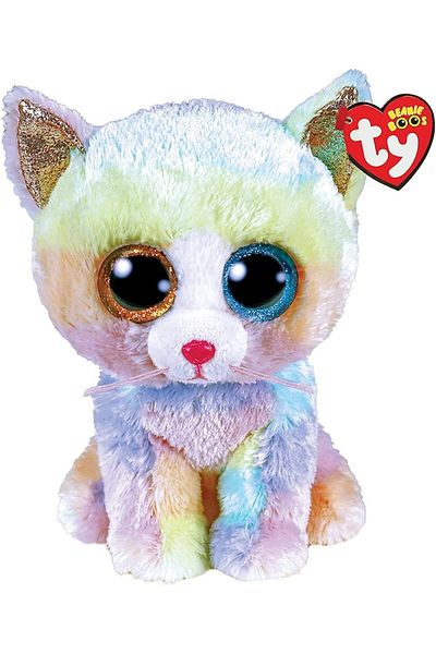 TY Plush the Beanie Boo's Collection 15 cm Multicolor Cat Heather