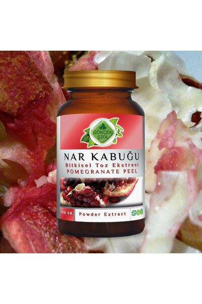 Gökçek Şifa Nar Kabuğu Toz Ekstresi Cam 100 Gr