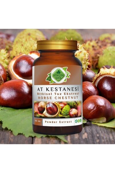 Gökçek Şifa At Kestanesi Toz Ekstresi 60gr Cam Kavanoz