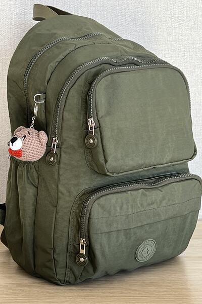 NEMO BAGS حقيبة ظهر مدرسية خضراء من أمازون للجنسين، حقيبة كمبيوتر محمول وحقيب...