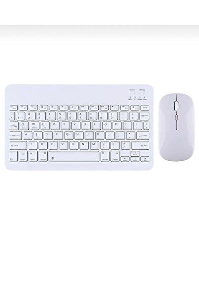 Alfa MEC Ipad Mini 5 / 4 7.9 Inç A2133 A2124 A2125 Uyumlu Kablosuz Bluetooth Klavye+mouse Set