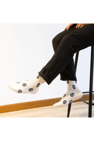 socksbox 5'li Karışık Renkli Desenli Soket Çorap