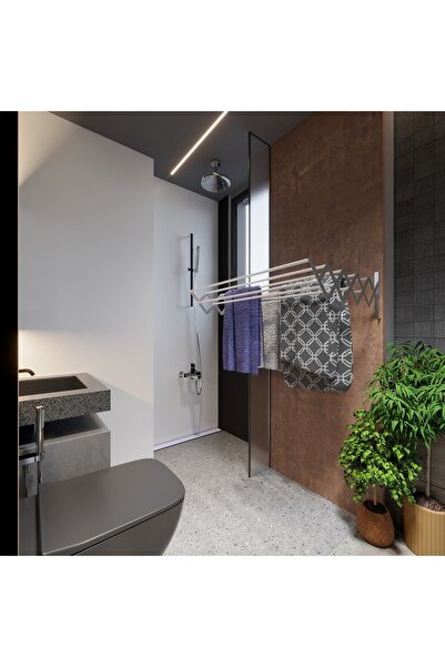 Genel Markalar Birondabir 55cmx7 Gözlü Akordiyon Tipi Çamaşır Kurutma Askısı ...