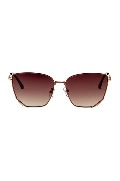 Despada Ds 2235 C 3 Women's Brown Geometric Sunglasses