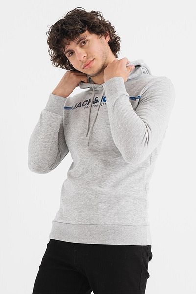 Jack & Jones Jack Jones Hooded Logo Sweatshirt 12219814