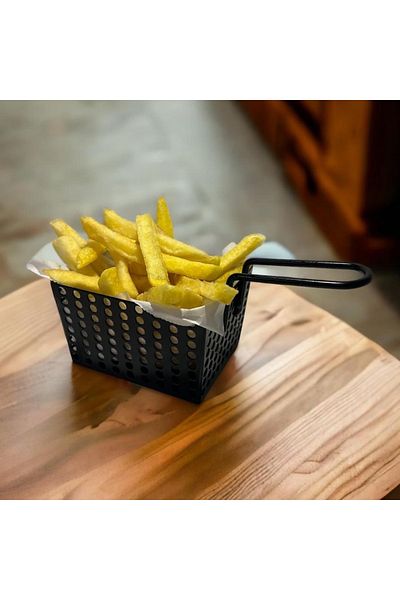 decorelax Mini Potato Holder, Fruit Basket, French Fry Presentation Basket, Cafe, Restaurant Burger Presentation, Cypress