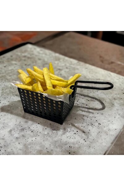decorelax Mini Potato Holder, Fruit Basket, French Fry Presentation Basket, Cafe, Restaurant Burger Presentation, Cypress