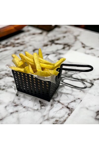 decorelax Mini Potato Holder, Fruit Basket, French Fry Presentation Basket, Cafe, Restaurant Burger Presentation, Cypress