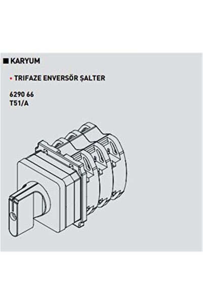 Legrand Karyum 629066 32 Amper Trifaze Enversör Pako Şalter