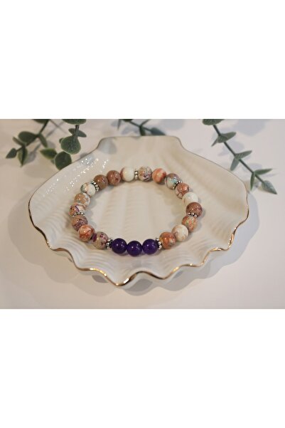 Padore Accessory الجمال الفريد للأرض| سوار من الحجر الطبيعي بالياسبر والجمشت