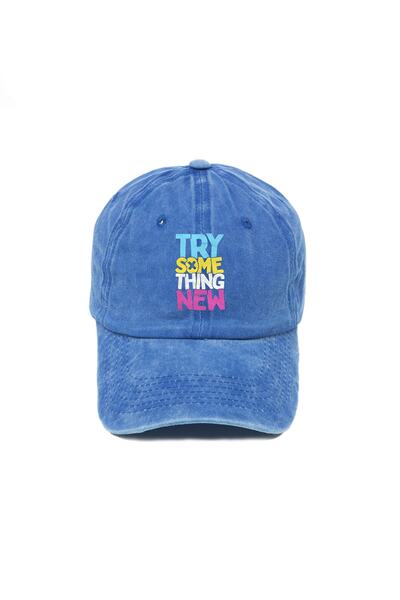 ŞapkaMania Șapcă de baseball lavabilă Try Something New