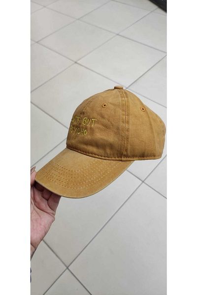 CİSE Aksesuar Cute But Psycho Tona Tone Colorful Washed Baseball Cap
