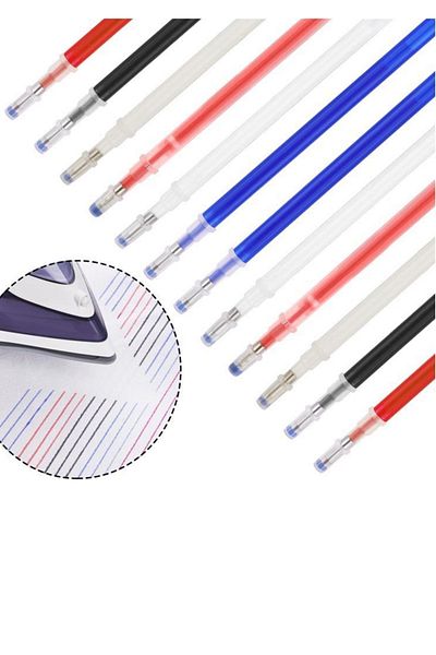 Artus Tedarik Heat-Flying Refil Pen, Black-Blue Set 50 Pieces