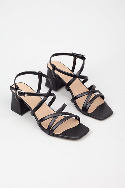 Adım Adım Women's Black Color Heeled Sandals
