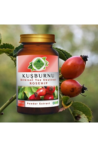 Gökçek Şifa Kuşburnu Toz Ekstresi 100 Gr Cam Kavanoz